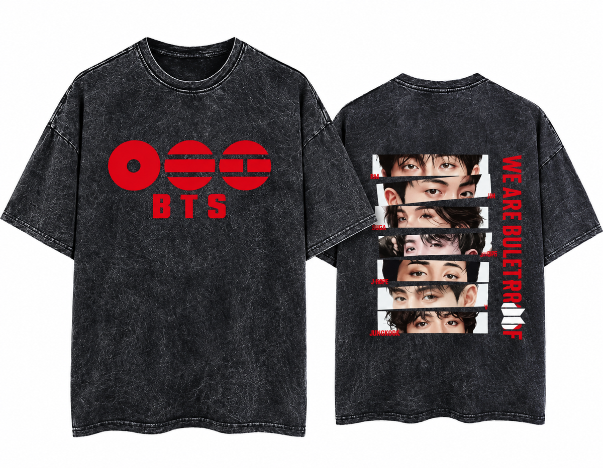 BTS Vintage Oversized T-Shirt